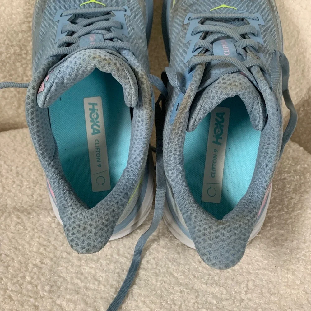 Hoka Clifton 9 Sneakers Women's Size 7.5 B Dusk/ Pink Twilight 1127896-DNK